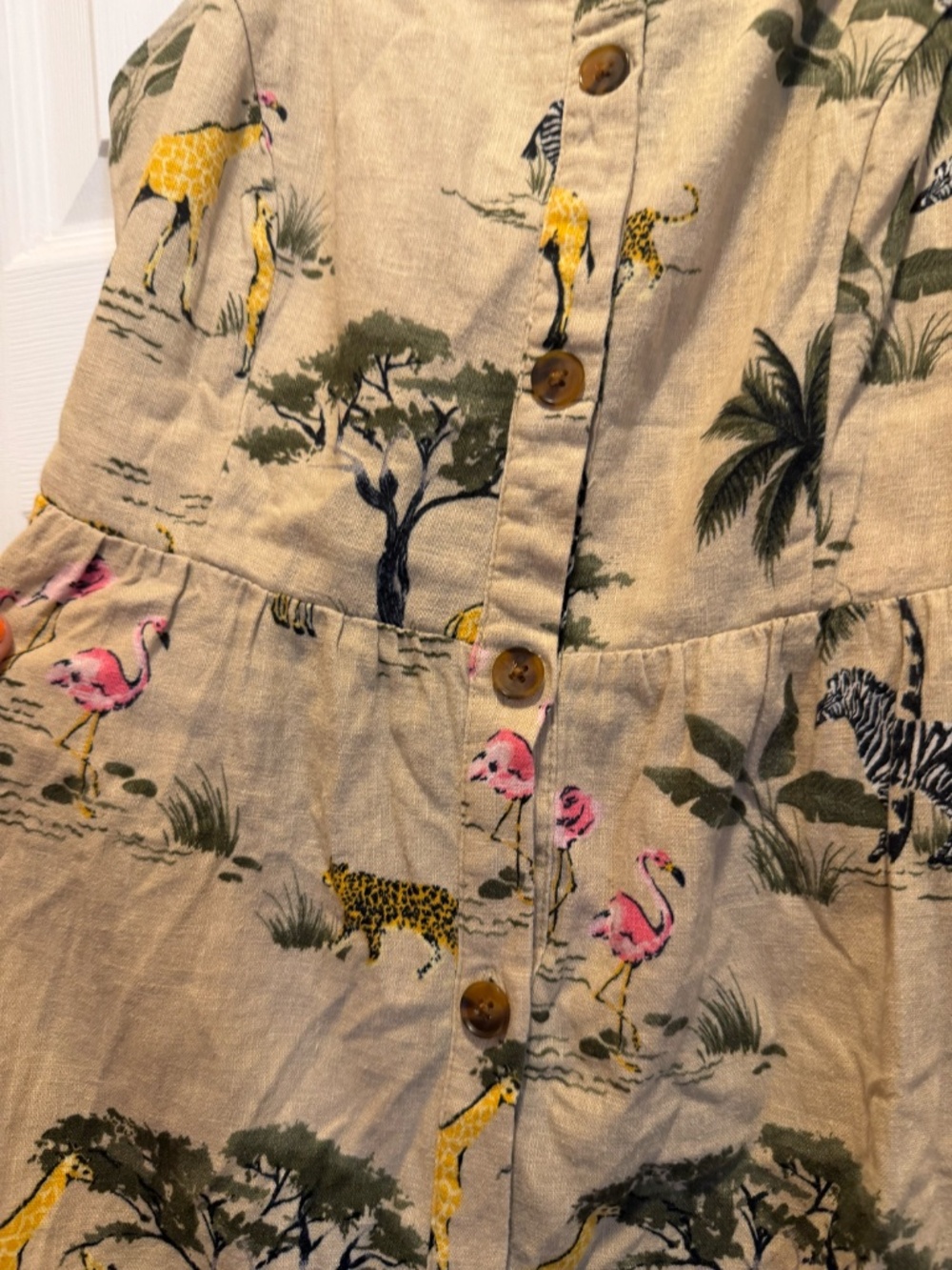 Old Navy Safari print dress - Picture 3 of 7